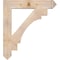 Ekena Millwork Merced Arts & Crafts Smooth Bracket, Douglas Fir, 5 1/2"W x 36"D x 40"H BKT06X36X40MRC03SDF - alternate 2